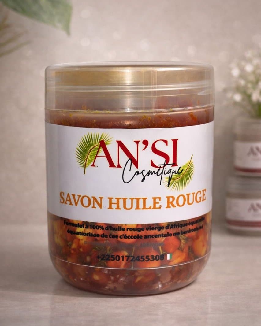 Savon huile rouge