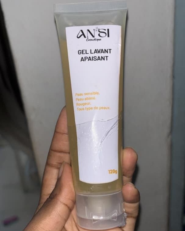 Gel lavant visage apaisant